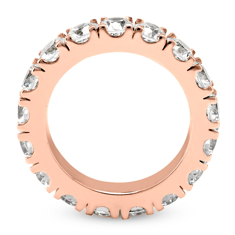 Eternity Wedding Band (Size of Each Diamond 0.10ct, Total Diamond Weight Depending on Ring Size 1.90ct to 2.20ct, Diamond Quality GH-VS)