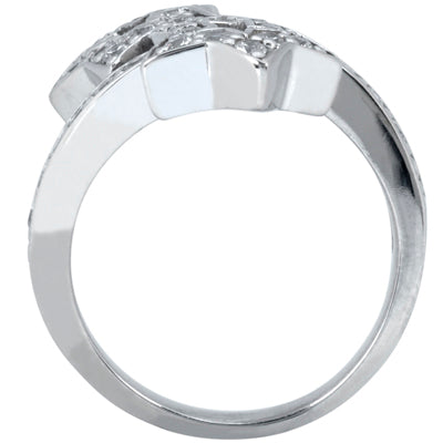 Fancy Round Diamond Ring (Total Diamond Weight 0.57ct, Quality GH-VS)