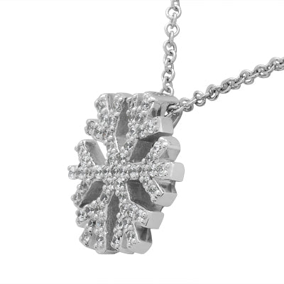 Round Diamond Fancy Pendant (Total Diamond Weight 0.55ct, Quality GH-VS)