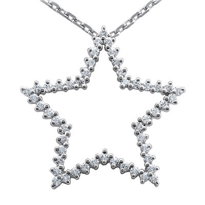 Round Diamond Fancy Pendant (Total Diamond Weight 0.50ct, Quality GH-VS)