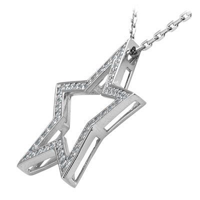 Round Diamond Fancy Pendant (Total Diamond Weight 0.50ct, Quality GH-VS)