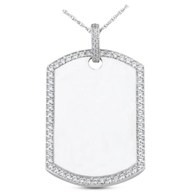 Round Diamond Fancy Pendant (Total Diamond Weight 1.36ct, Quality GH-VS)