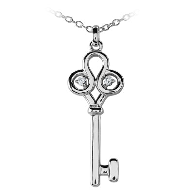 Round Diamond Fancy Pendant (Total Diamond Weight 0.06ct, Quality GH-VS)