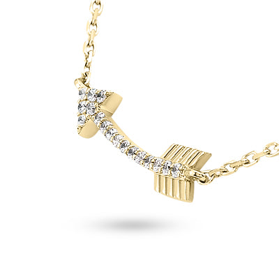 Round Diamond Fancy Pendant (Total Diamond Weight 0.17ct, Quality GH-VS)