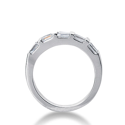 Straight Baguette Diamond Wedding Band (Total Diamond Weight 1.70ct, Quality GH-VS)
