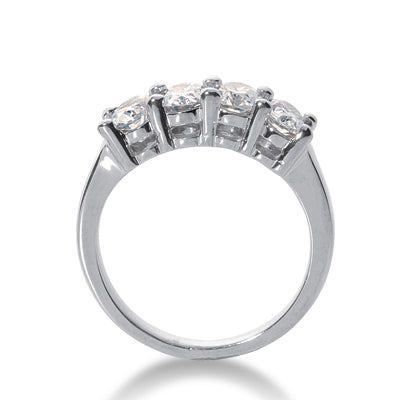 Oval Diamond Wedding Band (Total Diamond Weight 2.00ct, Quality GH-VS)