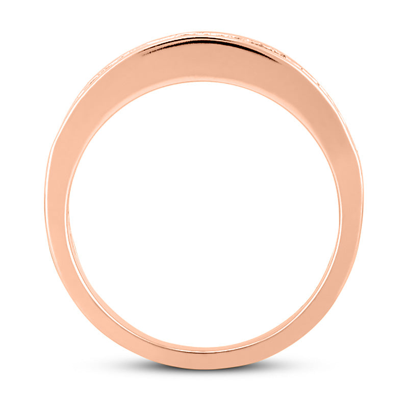 Straight Baguette Diamond Wedding Band (Total Diamond Weight 0.68ct, Quality GH-VS)