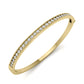 Round Diamond Bangle Bracelet (Total Diamond Weight 0.87ct, Quality GH-VS)