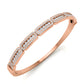 Round Diamond Bangle Bracelet (Total Diamond Weight 1.82ct, Quality GH-VS)