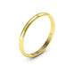 Half-Round Gold Wedding Band 2MM