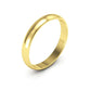 Half-Round Gold Wedding Band 3MM