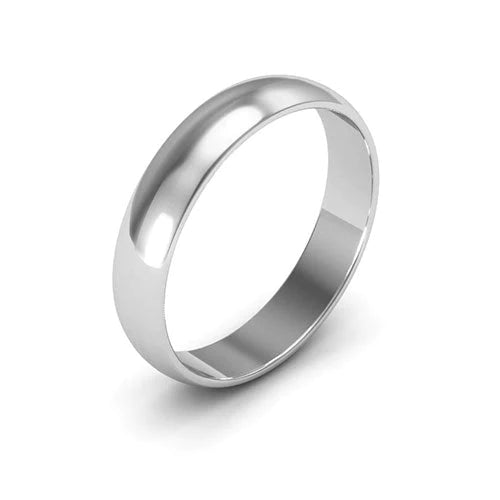 Half-Round Gold Wedding Band 4MM