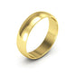 Half-Round Gold Wedding Band 5MM