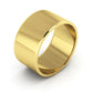 Flat Gold Wedding Band 10MM