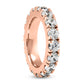 Eternity Wedding Band (Size of Each Diamond 0.10ct, Total Diamond Weight Depending on Ring Size 1.90ct to 2.20ct, Diamond Quality GH-VS)