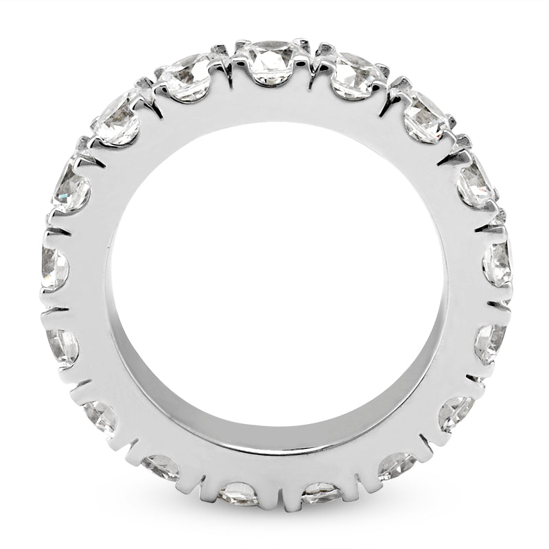 Eternity Wedding Band (Size of Each Diamond 0.10ct, Total Diamond Weight Depending on Ring Size 1.90ct to 2.20ct, Diamond Quality GH-VS)