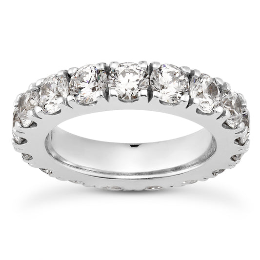 Eternity Wedding Band (Size of Each Diamond 0.10ct, Total Diamond Weight Depending on Ring Size 1.90ct to 2.20ct, Diamond Quality GH-VS)