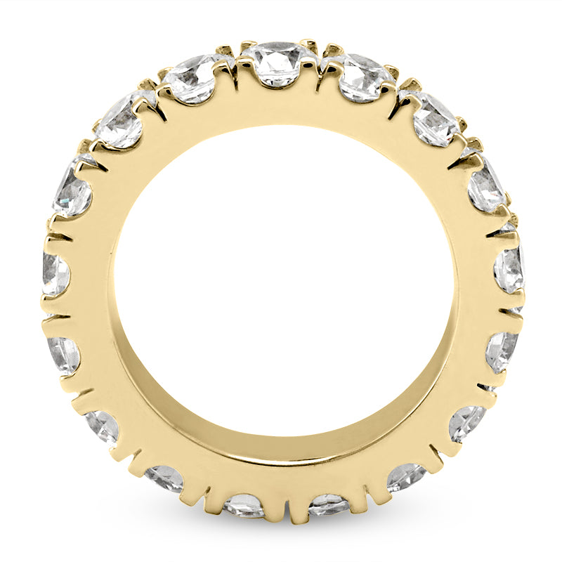 Eternity Wedding Band (Size of Each Diamond 0.10ct, Total Diamond Weight Depending on Ring Size 1.90ct to 2.20ct, Diamond Quality GH-VS)