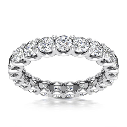 Eternity Wedding Band (Size of Each Diamond 0.10ct, Total Diamond Weight Depending on Ring Size 1.90ct to 2.20ct, Diamond Quality GH-VS)