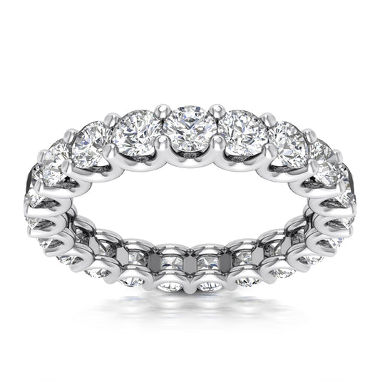 Eternity Wedding Band (Size of Each Diamond 0.10ct, Total Diamond Weight Depending on Ring Size 1.90ct to 2.20ct, Diamond Quality GH-VS)