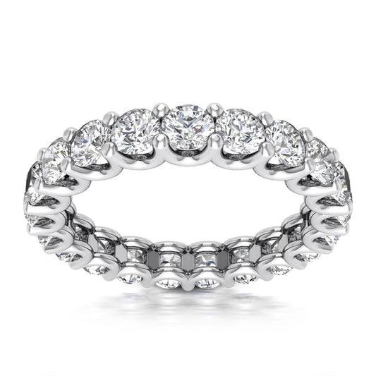 Eternity Wedding Band (Size of Each Diamond 0.25ct, Total Diamond Weight Depending on Ring Size 3.75ct to 4.50ct, Diamond Quality GH-VS)