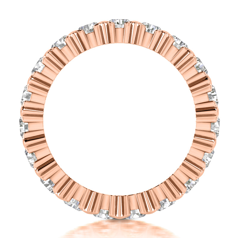 Eternity Wedding Band (Size of Each Diamond 0.10ct, Total Diamond Weight Depending on Ring Size 1.70ct to 2.10ct, Diamond Quality GH-VS)