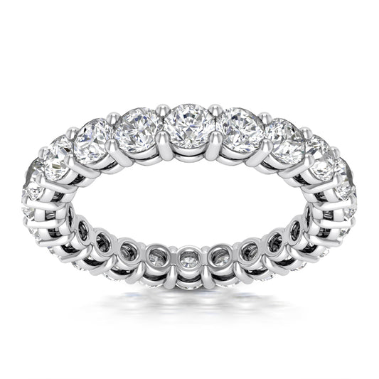 Eternity Wedding Band (Size of Each Diamond 0.10ct, Total Diamond Weight Depending on Ring Size 2.00ct to 2.30ct, Diamond Quality GH-VS)
