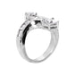 Fancy Princess Round Diamond Ring (Total Diamond Weight 1.47ct, Quality GH-VS)