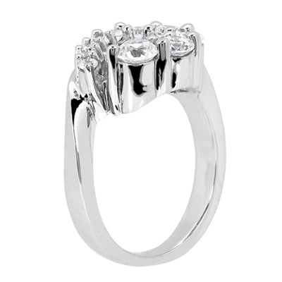 Fancy Round Diamond Ring (Total Diamond Weight 0.50ct, Quality GH-VS)