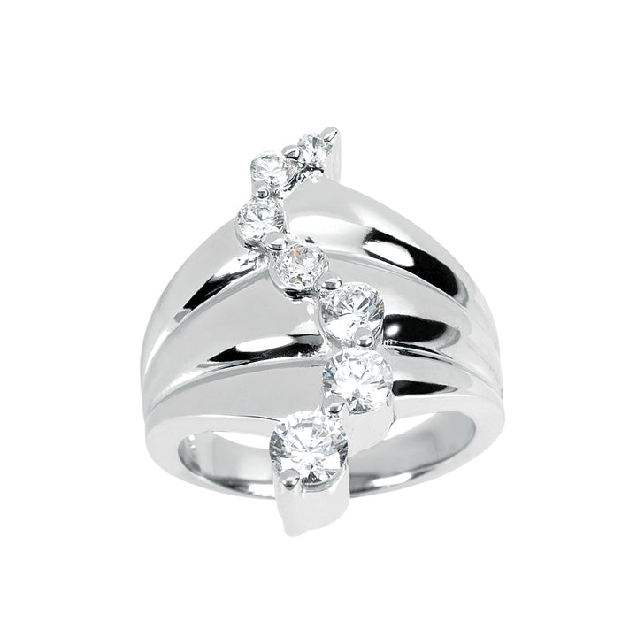 Fancy Round Diamond Ring (Total Diamond Weight 0.50ct, Quality GH-VS)