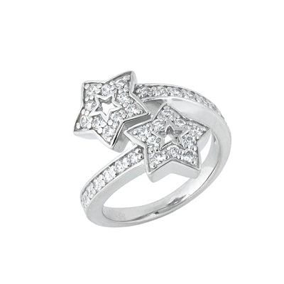 Fancy Round Diamond Ring (Total Diamond Weight 0.57ct, Quality GH-VS)