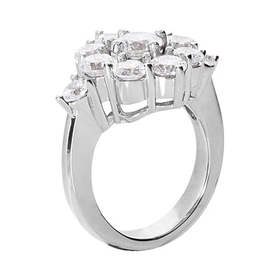Fancy Round Diamond Ring (Total Diamond Weight 1.39ct, Quality GH-VS)