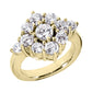 Fancy Round Diamond Ring (Total Diamond Weight 1.39ct, Quality GH-VS)
