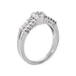 Fancy Round Diamond Ring (Total Diamond Weight 0.45ct, Quality GH-VS)