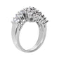 Fancy Round Diamond Ring (Total Diamond Weight 0.75ct, Quality GH-VS)