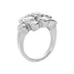 Fancy Round Diamond Ring (Total Diamond Weight 3.70ct, Quality GH-VS)