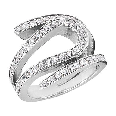 Fancy Round Diamond Ring (Total Diamond Weight 1.20ct, Quality GH-VS)