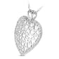 Round Diamond Heart Pendant (Total Diamond Weight 0.37ct, Quality GH-VS)