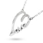 Round Diamond Heart Pendant (Total Diamond Weight 0.22ct, Quality GH-VS)