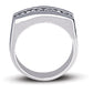 Mens Round Diamond Wedding Band (Total Diamond Weight 1.14ct, Quality GH-VS)