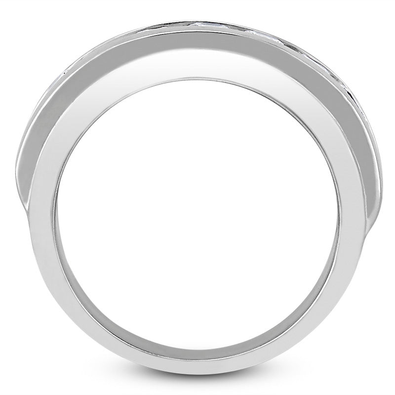 Mens Round Diamond Wedding Band (Total Diamond Weight 1.62ct, Quality GH-VS)