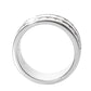 Mens Round Diamond Wedding Band (Total Diamond Weight 0.96ct, Quality GH-VS)