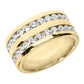 Mens Round Diamond Wedding Band (Total Diamond Weight 0.96ct, Quality GH-VS)