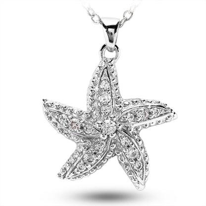 Round Diamond Fancy Pendant (Total Diamond Weight 0.35ct, Quality GH-VS)