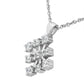 Round Diamond Fancy Pendant (Total Diamond Weight 0.65ct, Quality GH-VS)