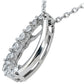 Round Diamond Journey Pendant (Total Diamond Weight 0.25ct, Quality GH-VS)
