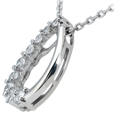 Round Diamond Journey Pendant (Total Diamond Weight 0.25ct, Quality GH-VS)