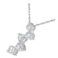 Round Diamond Journey Pendant (Total Diamond Weight 0.50ct, Quality GH-VS)