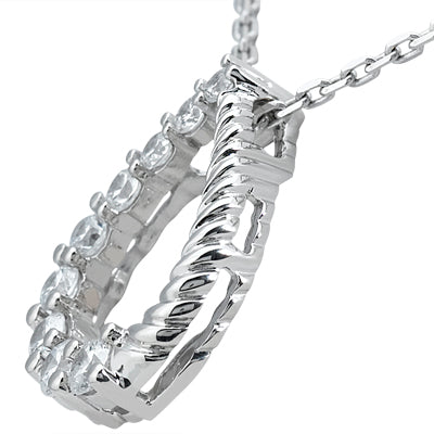Round Diamond Journey Pendant (Total Diamond Weight 0.25ct, Quality GH-VS)