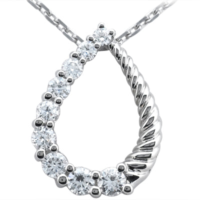 Round Diamond Journey Pendant (Total Diamond Weight 0.25ct, Quality GH-VS)